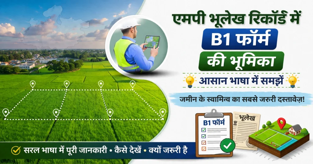 एमपीभूलेख रिकॉर्ड में B1 फॉर्म की भूमिका आसान भाषा में समझें
